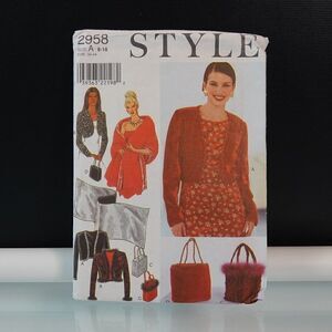 STYLE 2958 Jacket and Bag Sewing Pattern
